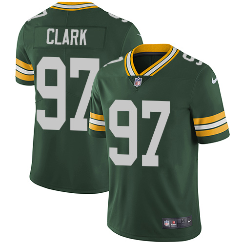 2019 Men Green Bay Packers #97 Clark GREEN Nike Vapor Untouchable Limited NFL Jersey->green bay packers->NFL Jersey